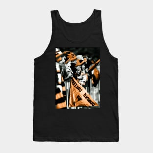 Tangerine and black United fans Tank Top